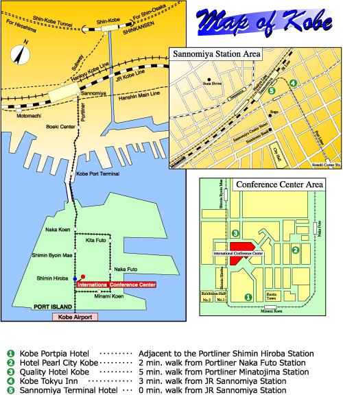 Map of Kobe