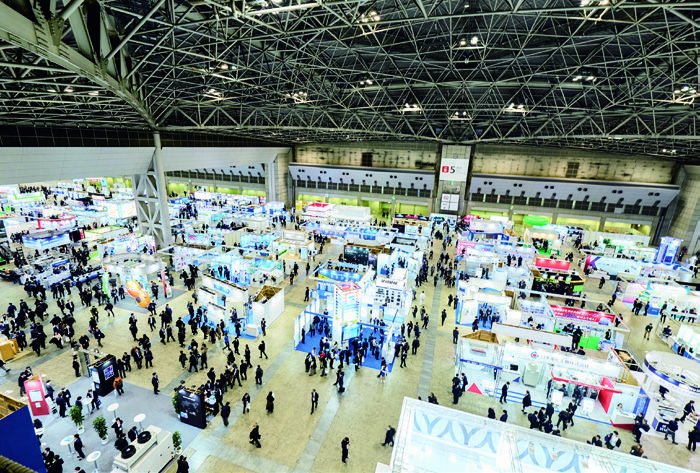 展示会場内