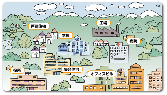 全熱交換器はこんなところに使われています。